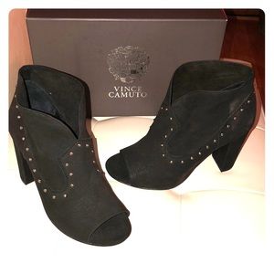 New Studded black booties.